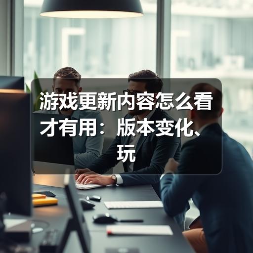 游戏更新内容怎么看才有用:版本变化、玩法调整与避坑要点(图3) 游戏更新内容怎么看才有用:版本变化、玩法调整与避坑要点(图3)