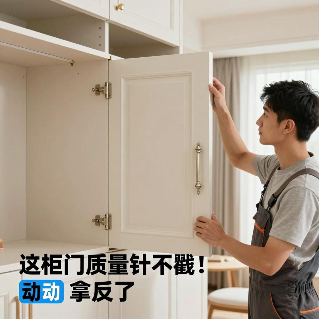 这柜门质量针不戳! 动图 拿反了 有没有新手教程救一下(图1)