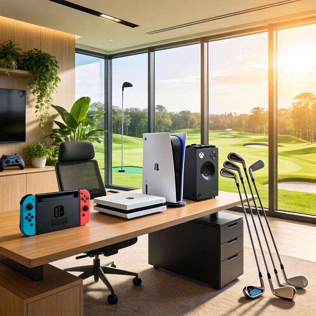 《低杆高尔夫球场大亨》确认将与PC版同步登陆主机平台，4.16正式发售 - Tanyitan情报局