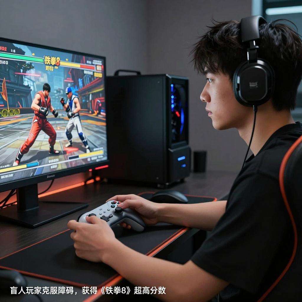 盲人玩家克服障碍获《铁拳8》超高段位! 动力源自同行 - 智穹界亦恬情报局