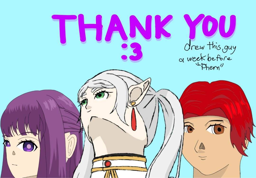 “仰头芙莉莲”绘图爆红成新梗 原作者发文感谢支持(图3)