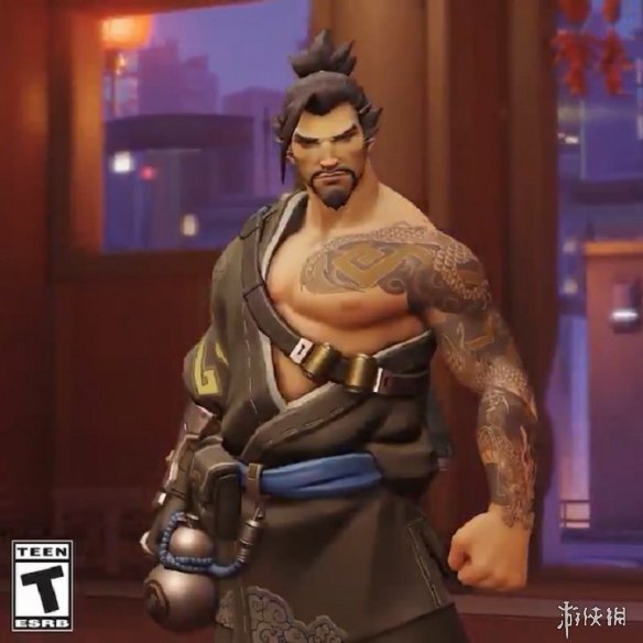 《守望先锋》半藏新春皮肤预告 化身黄忠霸气非常！(图1)