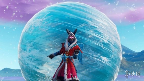 《堡垒之夜》神秘冰球现身雪山之巅 第八赛季剧透？(图1)