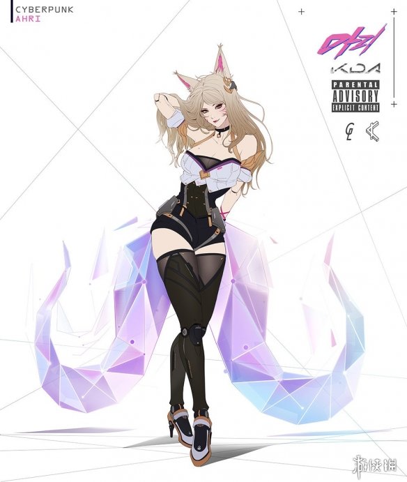 《LOL》赛博朋克版K/DA女团 机械义肢科技感十足！(图1)