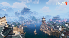 绝美震撼的《剑侠世界4：无限》东方宋制建筑之美(图3)