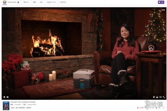 《守望先锋》圣诞直播发呆再度开启 这次一群人发呆(图1)