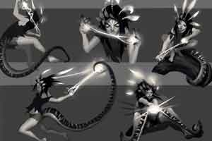 《LOL》新英雄妮蔻概念设计图 初期设计更加狂野！ - Tanyitan情报局