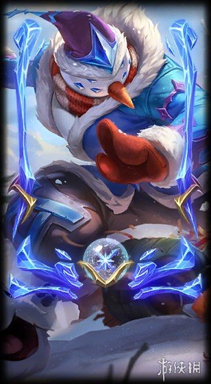 《LOL》冰雪节皮肤原画公布 易大师的剑成了冰冻萝卜(图2)