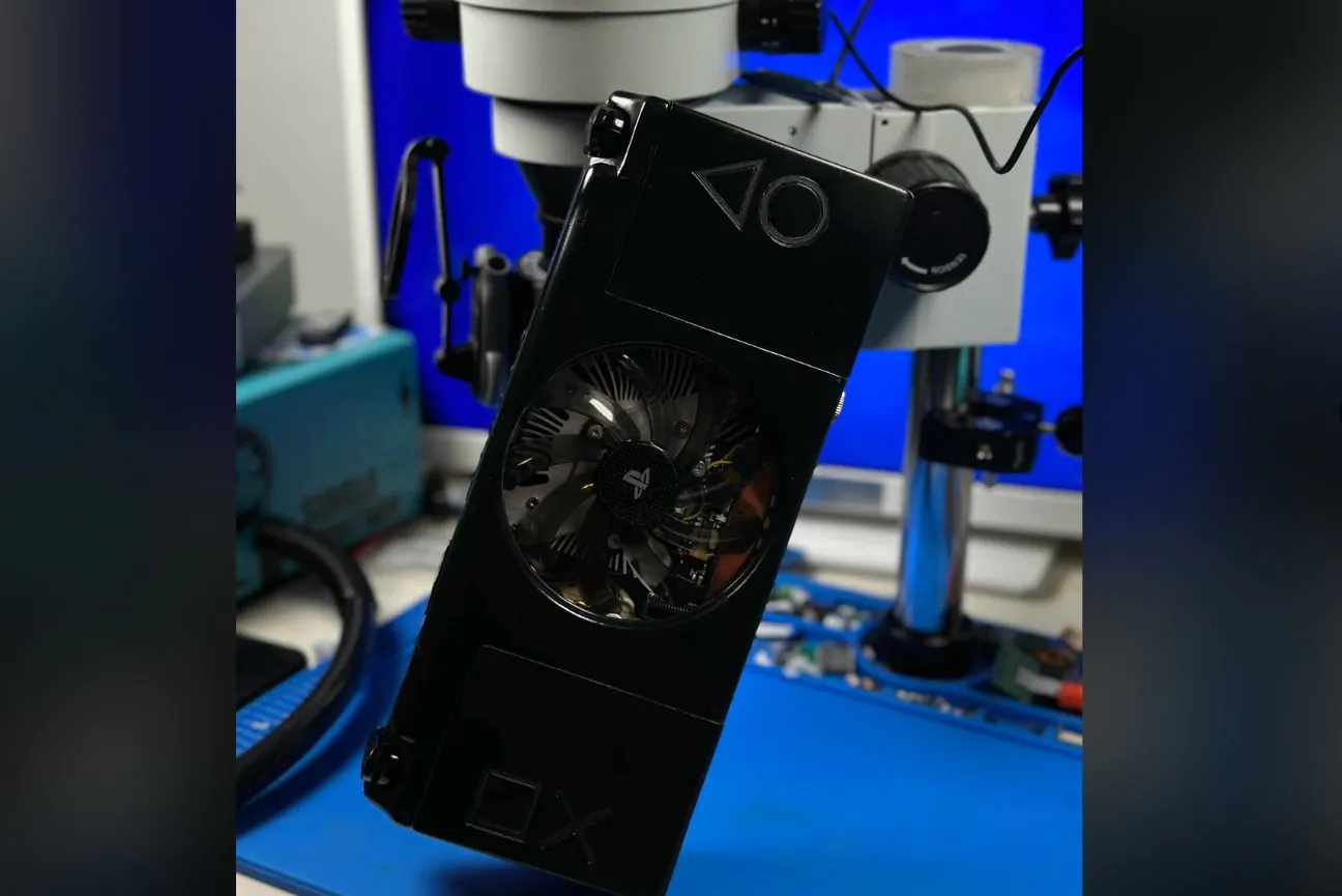 民间大神出手：PS4 Slim被改造成7英寸掌机(图2)