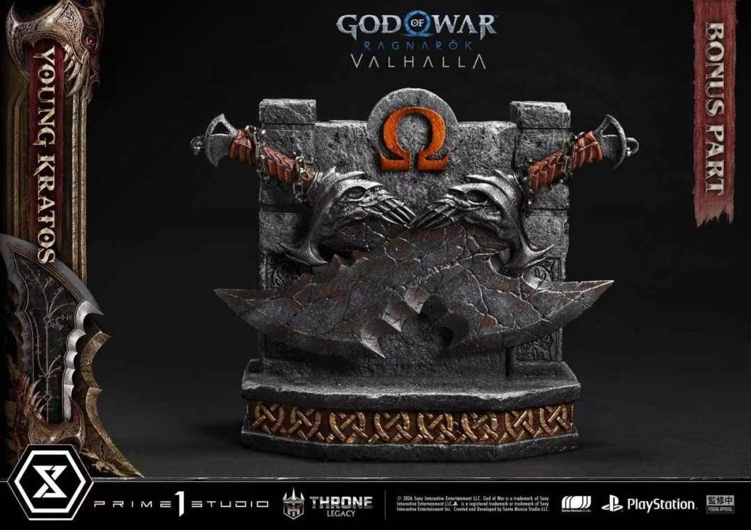 青年vs壮年！ 《战神：诸神黄昏》奎爷1：3逼真雕像发布(图7)