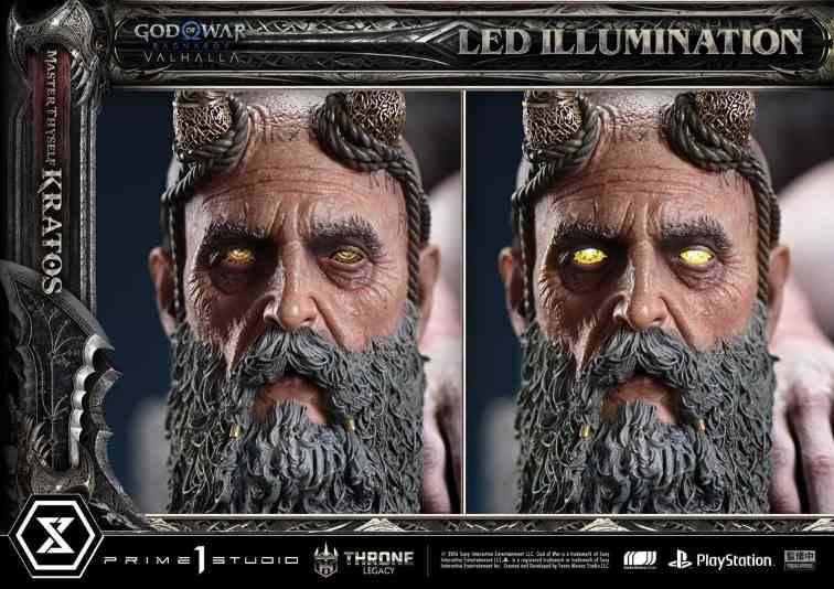 青年vs壮年！ 《战神：诸神黄昏》奎爷1：3逼真雕像发布(图11)