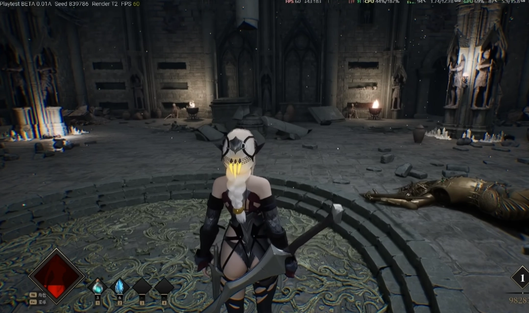 国产独立游戏《夜莺归笼》战斗测试：女角色死的越多穿的越少(图8)