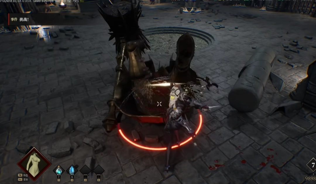 国产独立游戏《夜莺归笼》战斗测试：女角色死的越多穿的越少(图3)