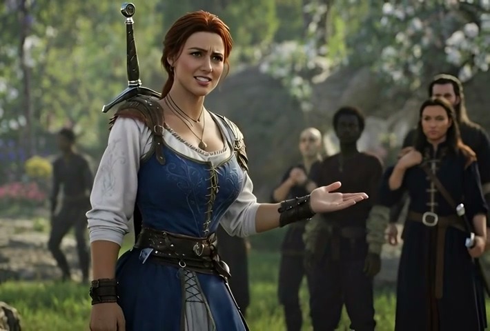 性感大雷！Grok换脸《神鬼寓言：重启版》女主(图8)