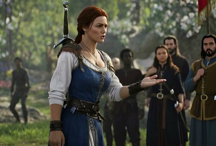 性感大雷！Grok换脸《神鬼寓言：重启版》女主(图9)