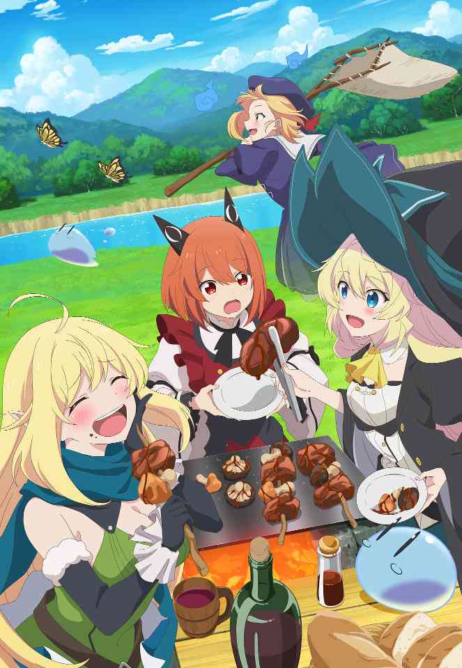 种田系轻小说改编动画《打了300年的史莱姆》第二季角色预告放出(图1)