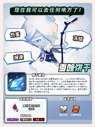 冲呀！饼干人：王国「我可以去任何我想去的地方！」 雪酪饼干 技能情报(图2)