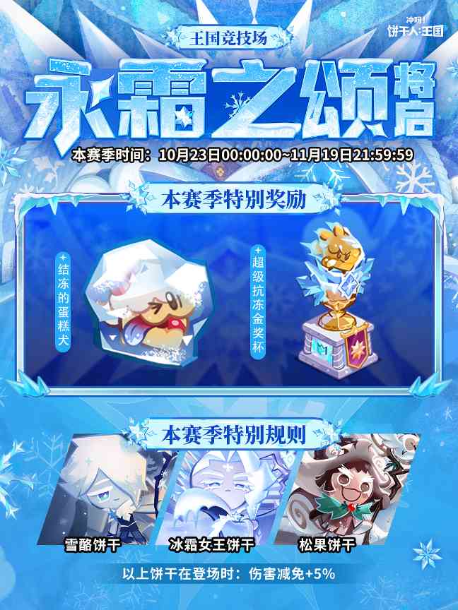 冲呀!饼干人:王国全新「永霜之颂赛季」将启!(图1) 冲呀!饼干人:王国全新「永霜之颂赛季」将启!(图1)