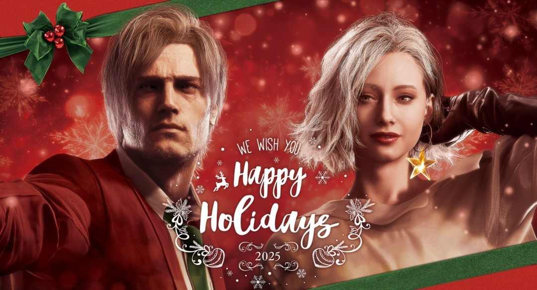 《生化危机》圣诞贺图暗藏玄机？里昂眼睛出现异常(图1)