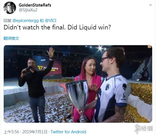 《DOTA2》震中杯MVP归属致粉丝炸锅 ESL乌龙重演？(图3)