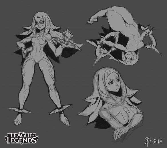 《LOL》新英雄“奇亚娜”概念图曝光 元素女皇超霸气(图3)