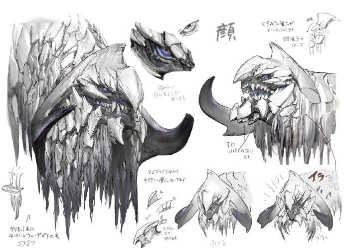 霸气煌雷龙与锁刃龙!《怪物猎人:荒野》设计草图公开(图3) 霸气煌雷龙与锁刃龙!《怪物猎人:荒野》设计草图公开(图3)