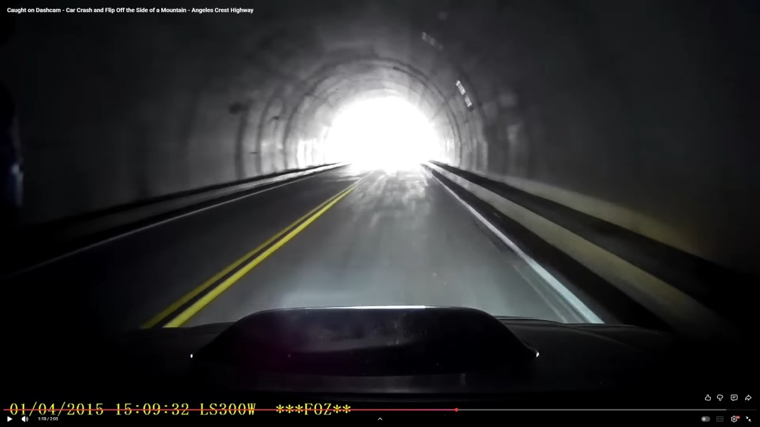 洛杉矶“死亡隧道”！网友开车还原Vince死亡时刻(图1)