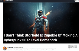 外媒直言《星空》无法复刻2077奇迹 登陆PS5亦难改命(图1)