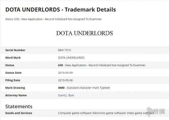 V社新商标信息曝光 猜测一部基于DOTA2的新作将推出(图1)