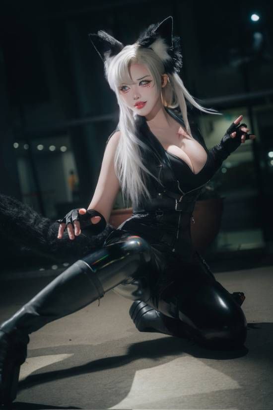 身材也太顶了!韩援Yasal晒《妮姬》莉莉维丝COS(图4) 身材也太顶了!韩援Yasal晒《妮姬》莉莉维丝COS(图4)