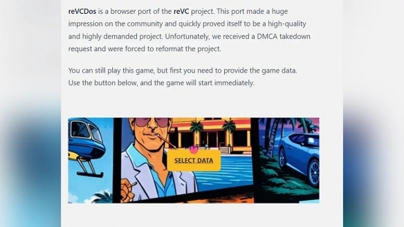 遭DMCA下架后 《GTA：罪恶都市》网页版重新恢复上线(图2)