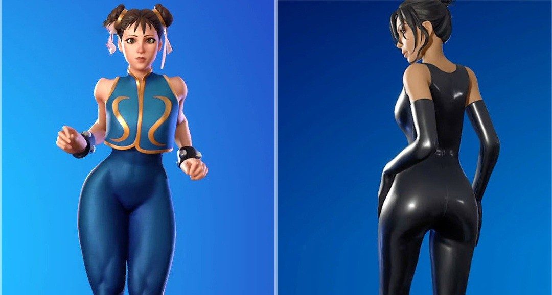 《堡垒之夜》性感翘臀皮肤对比:天然身材VS整形(图1) 《堡垒之夜》性感翘臀皮肤对比:天然身材VS整形(图1)