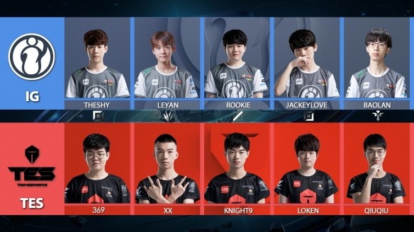 LPL赛区S9出征名单确定！IG战胜TES获得最后的门票(图1)