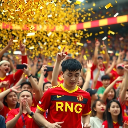 “等一场金色雨”！吴磊为《LOL》RNG战队应援！(图3)