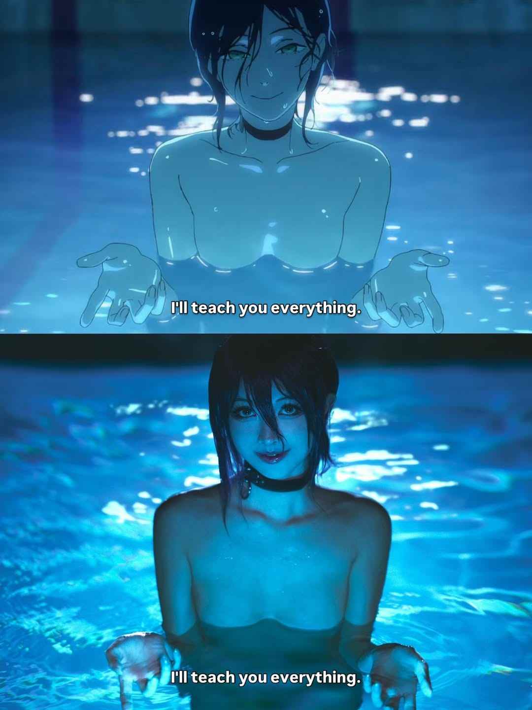 想成为电次! 美女coser还原《电锯人 蕾塞篇》泳池名场面(图10) 想成为电次! 美女coser还原《电锯人 蕾塞篇》泳池名场面(图10)