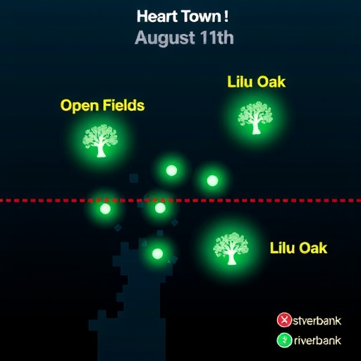 心动小镇8月11日 心动小镇萤石和溜溜橡木位置(图2)