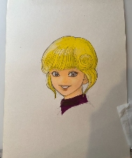 富坚义博声援原画被盗的桂正和亲绘《电影少女》插画引赞(图1)