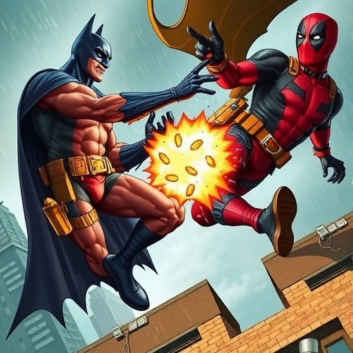 DC漫威再度联动！《死侍×蝙蝠侠》9月即将推出！(图2)