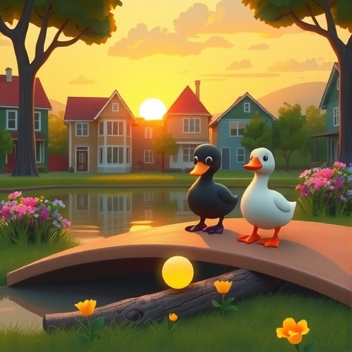 心动小镇8.23萤石/溜溜木/黑色小鸭子/白色鸭子位置(图1)