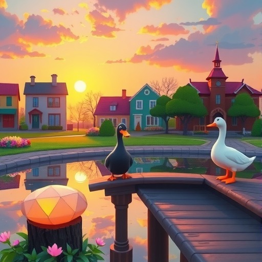 心动小镇8.23萤石/溜溜木/黑色小鸭子/白色鸭子位置(图2)