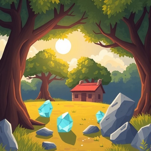 心动小镇心动小镇⭐5月13日萤石溜溜橡木位置攻略(图2)