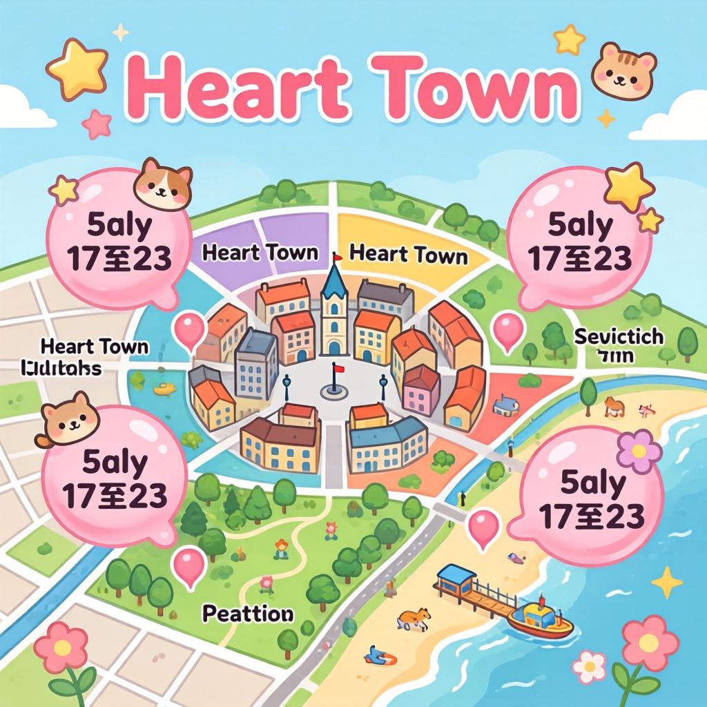 心动小镇每周粉红泡泡位置刷新（5.17-5.23）(图1)