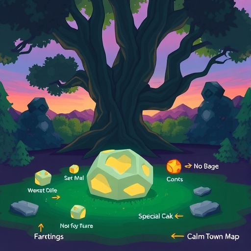 心动小镇今日萤石和溜溜橡木位置已更新！(图1)