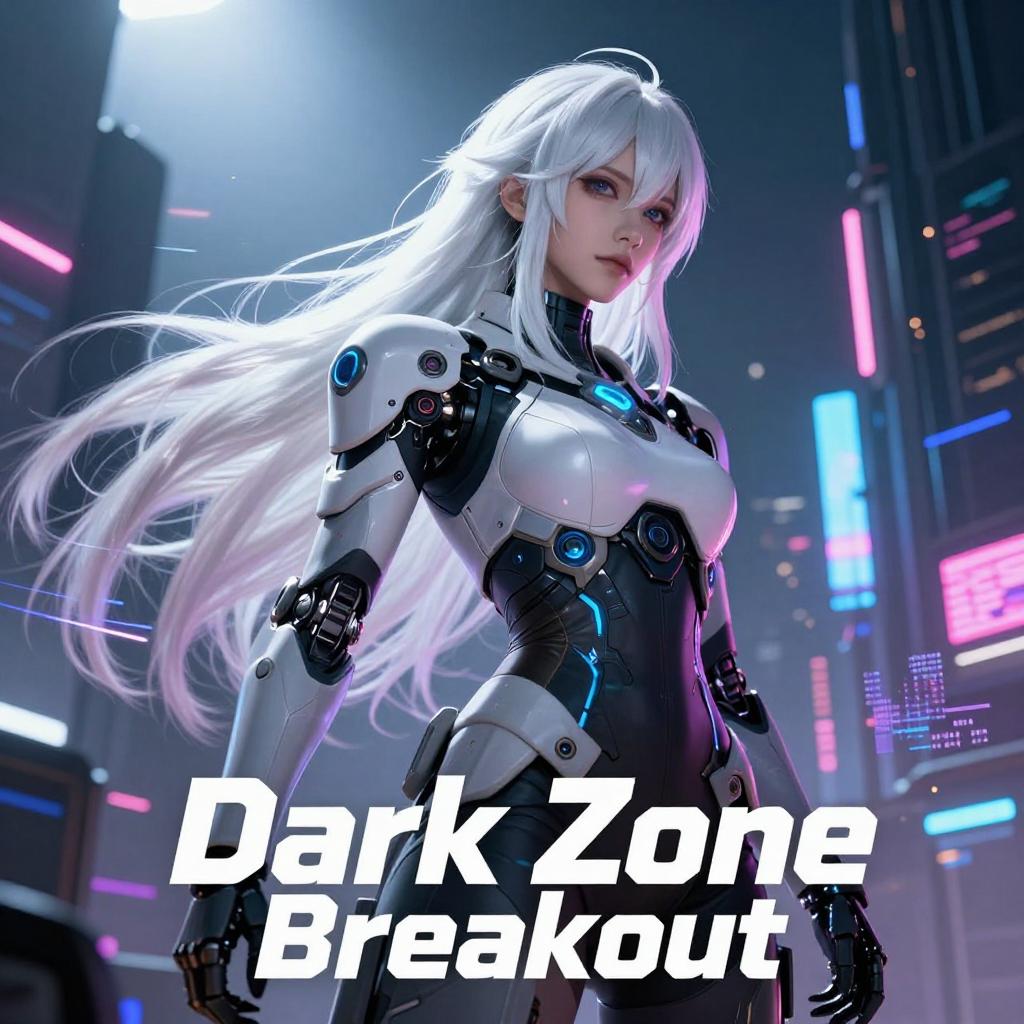 余霜COS《暗区突围》美图 白发侧颜超美丽(图3)