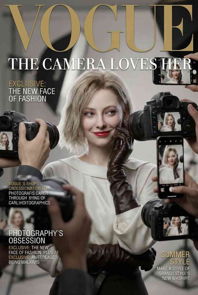 饭制《生化危机9》杂志海报 里昂格蕾丝成明星(图1)