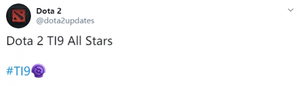 Ti9：《DOTA2》全明星阵容公布 两位千人斩榜上有名(图1)