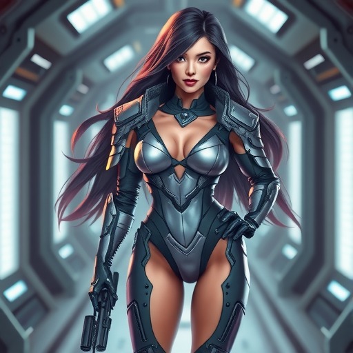 《星际：异端先知》光头女主被网友改成性感美女(图2)