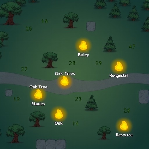 心动小镇心动小镇7.29资源指南｜橡木&萤石点位速码(图1)