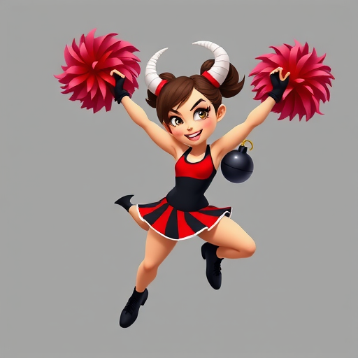 《轰炸少女》梅子魅魔啦啦队版本模型 2026年1月发售 - Tanyitan情报局