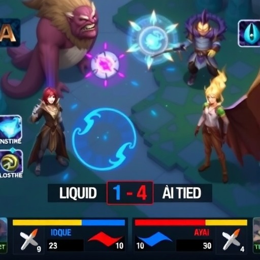 Ti9：《DOTA2》A组第7轮液体对A队积分相近又战平(图3)